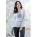 Embroidered t-shirt with long sleeves "Colours of Summer"